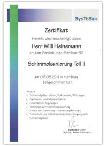 Schimmelsanierung